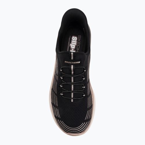 Női cipők SKECHERS Summits Plus Soft Luster fekete/rózsaarany