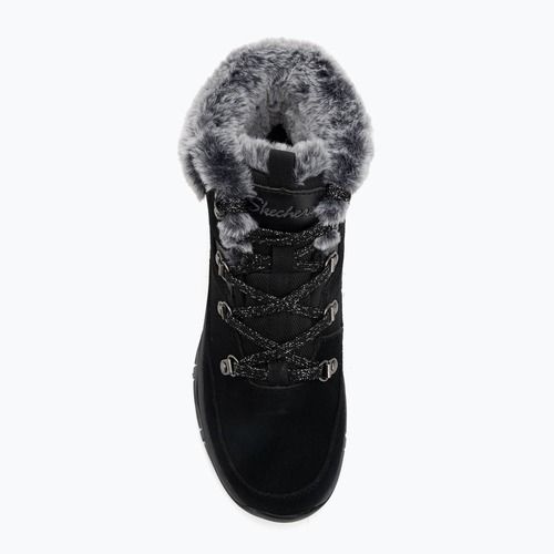 Női Skechers Trego Snow Worries fekete cipő