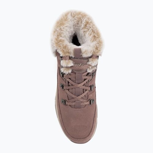 Női Skechers Trego Snow Worries cipő mauve