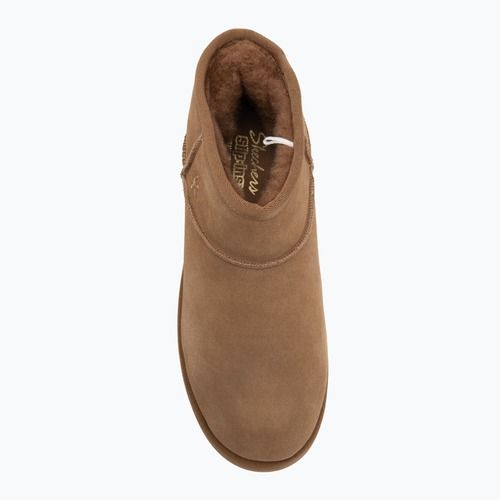 Női Skechers Keep Cozy cipő gesztenyebarna