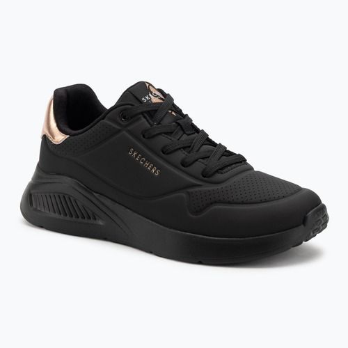 Női Skechers Uno Lite Shimmer Along fekete cipő