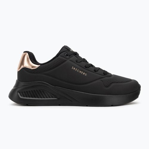 Női Skechers Uno Lite Shimmer Along fekete cipő