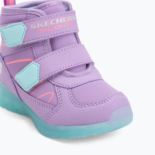 Gyerekcipők SKECHERS Illumi-Brights Polar Steppers levendula/többszínű