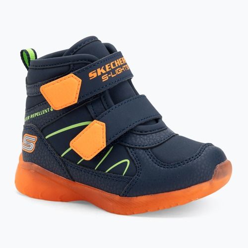 Gyerekcipők SKECHERS Illumi-Brights Splash Beams tengerészkék/narancs