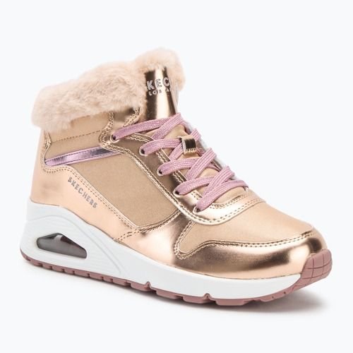 Gyerekcipő SKECHERS Uno Cozy On Air rose gold