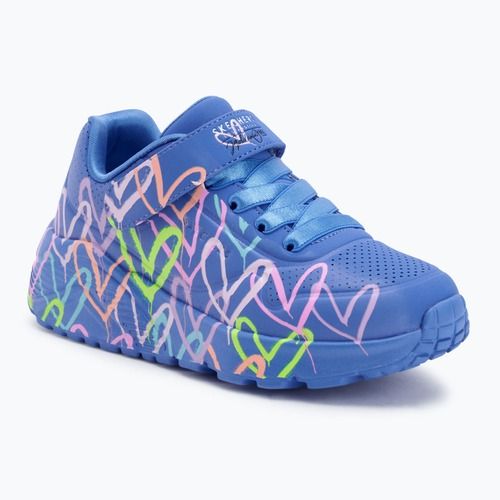 Gyerekcipők SKECHERS Uno Lite Love Levitate kék/többszínű