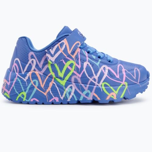 Gyerekcipők SKECHERS Uno Lite Love Levitate kék/többszínű
