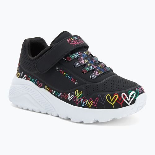 Gyerekcipők SKECHERS Uno Lite Heart Craze fekete/többszínű