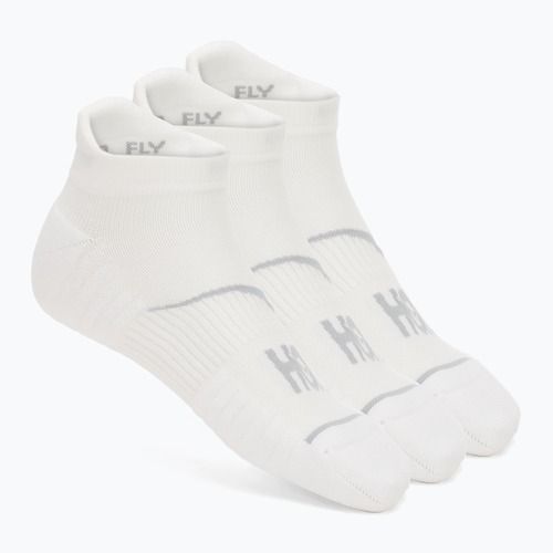 HOKA No-Show Run Sock zokni 3 pár fehér/fehér/fehér
