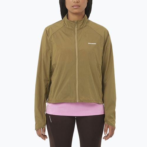 Női futódzseki Salomon Shakeout Fly brilliant olive