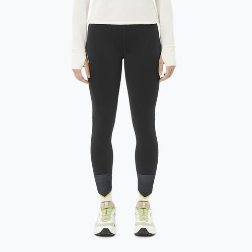 Női futó leggings Salomon Shakeout Core Warm mély fekete