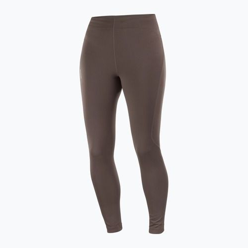 Női futó leggings Salomon SHAKEout Core 28" kávébabszínű