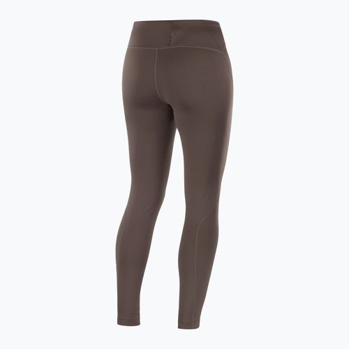 Női futó leggings Salomon SHAKEout Core 28" kávébabszínű