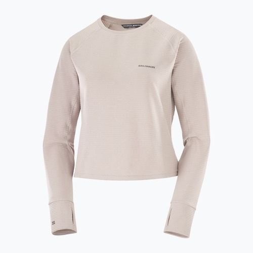 Női túrapulóver Salomon Essential Lightwarm CN etherea