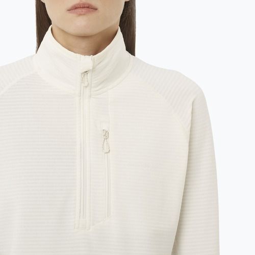 Női túrapulóver Salomon Essential Lightwarm Half Zip whisper white