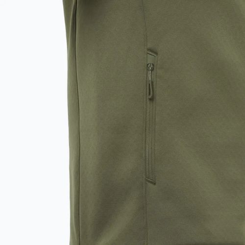 Férfi Salomon Outline Warm Fleece Full Zip teljes cipzáras szőlőlevél pulóver