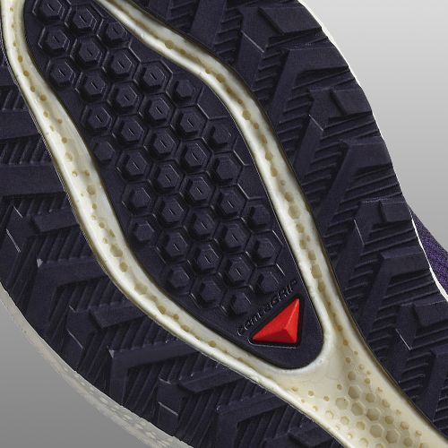 Női Salomon Aero Blaze 3 GRVL futócipő astral aura/tengeri kék/haute piros