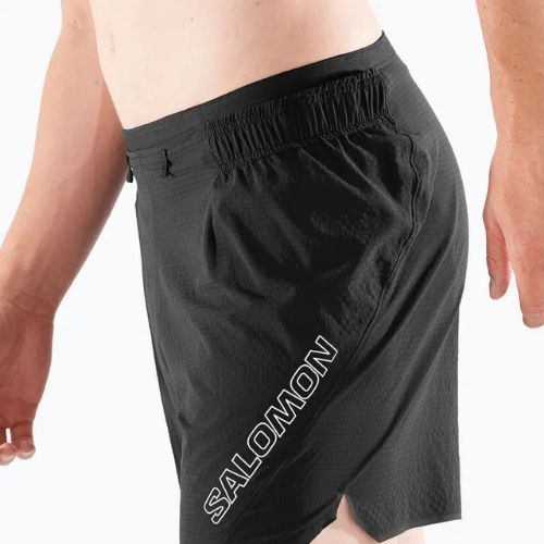 Férfi futóshort Salomon Sense Aero 5" fekete