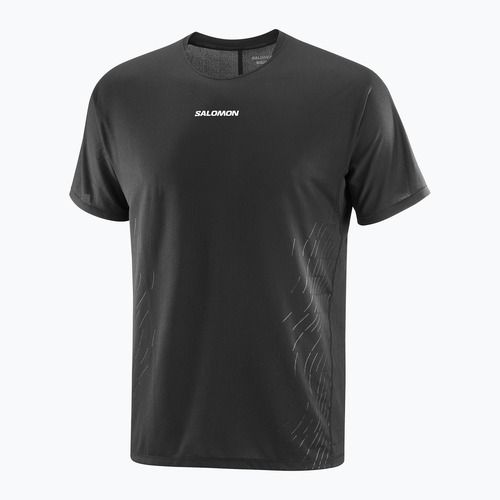Férfi futópóló Salomon Sense Aero GFX mély fekete