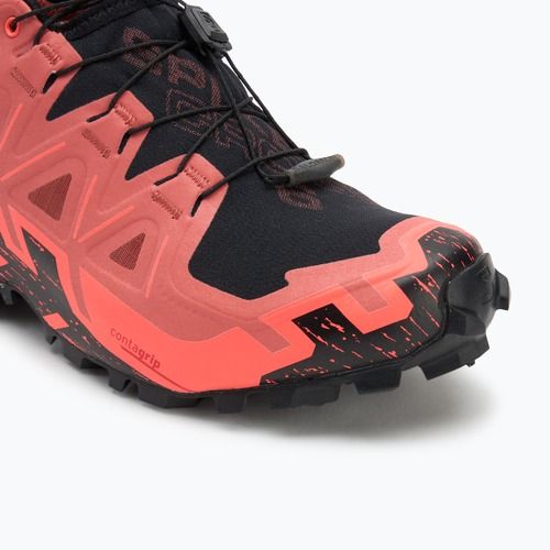 Férfi Salomon Spikecross 6 GTX futócipő marhabőr/fekete/neon láng