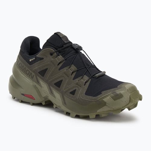 Férfi futócipő Salomon Speedcross 6 GTX fekete/tőzeg/mély zuzmózöld
