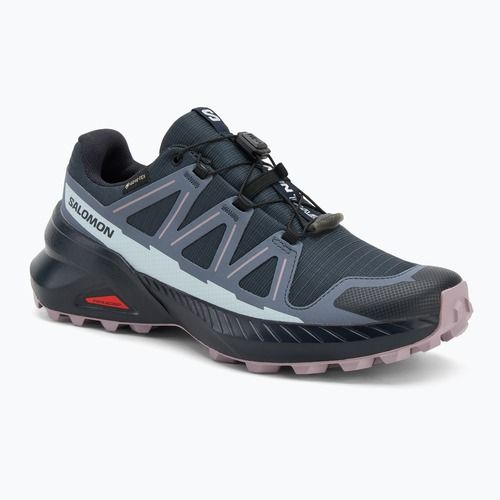 Női futócipő Salomon Speedcross Peak GTX kék éjszaka / grisaille / nirvana