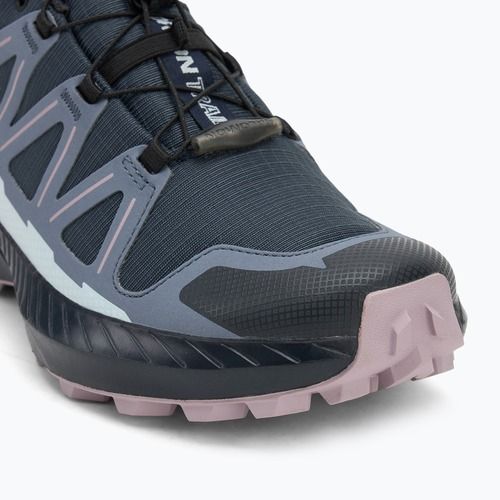 Női futócipő Salomon Speedcross Peak GTX kék éjszaka / grisaille / nirvana