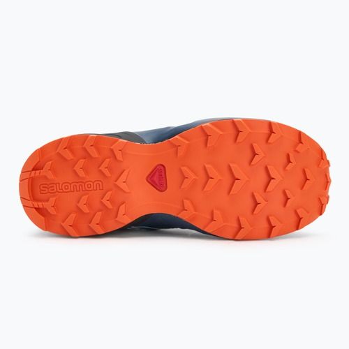 Gyerek futócipő Salomon Speedcross Waterproof sötét tengerészkék/sötétkék/vörös narancs