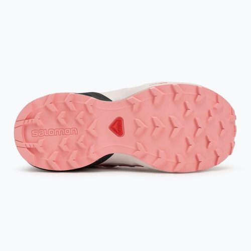 Gyerek futócipő Salomon Speedcross Waterproof grisaille/hushed violet/rouge red