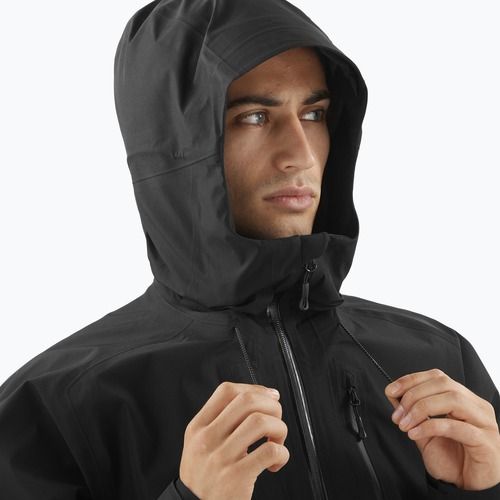 Férfi softshell dzseki Salomon Outline 3l GTX mélyfekete