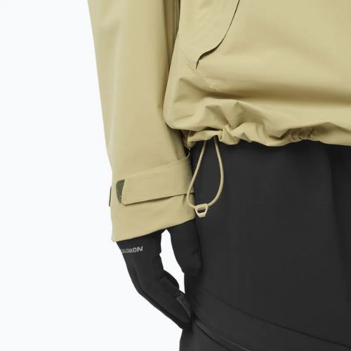 Férfi softshell dzseki Salomon Outherpath Pro 2.5 l szürke zöld/szőlőlevél