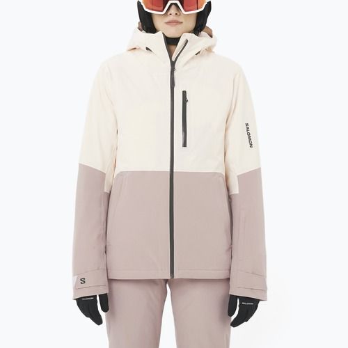 Női sídzseki Salomon Highland whisper white/etherea