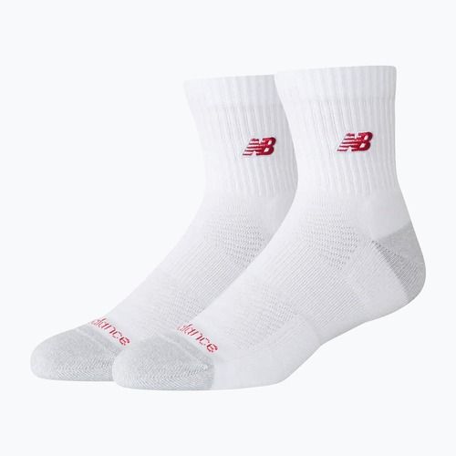 Zokni New Balance Active Premium Crew Quarter 2 pairs white