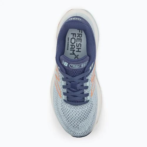 Női New Balance Fresh Foam X 860 v14 futócipő kék drágakő színben