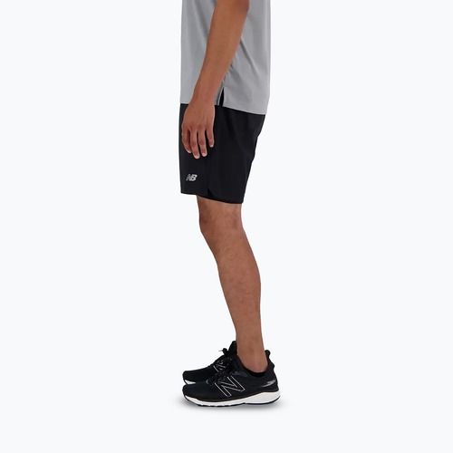 Férfi New Balance AC Seamless 7" fekete rövidnadrág