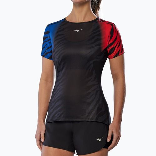 Női Mizuno DryAeroFlow Graphic futópóló oni red