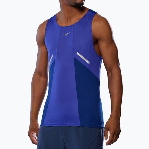Férfi Mizuno DryAeroFlow Tank futópóló reflexkék