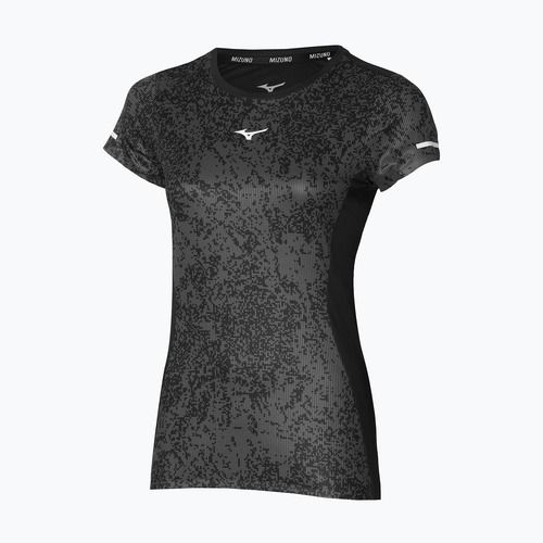 Női futópóló Mizuno Premium Aero Tee fekete