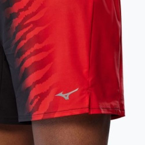 Férfi Mizuno Multi Pocket futó rövidnadrág oni red