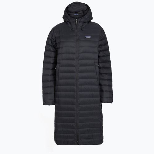 Női pehelydzseki Patagonia Recycled Down Sweater Parka fekete