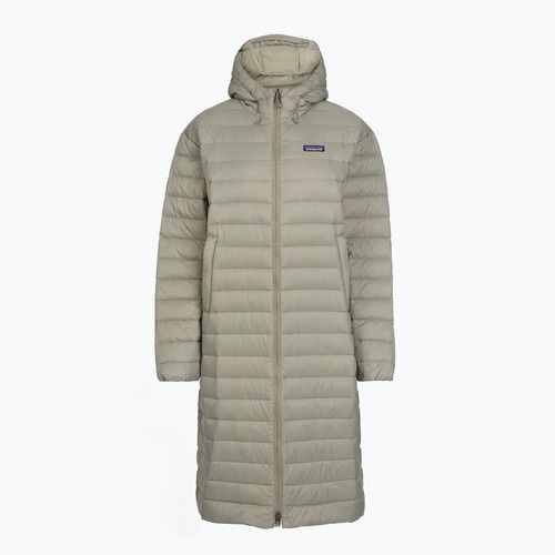 Női pehelydzseki Patagonia Recycled Down Sweater Parka river rock zöld színben