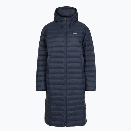 Női pehelydzseki Patagonia Recycled Down Sweater Parka sunken blue