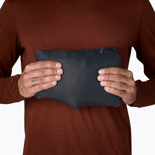 Férfi pehelykabát Patagonia Down Sweater Hoody fekete