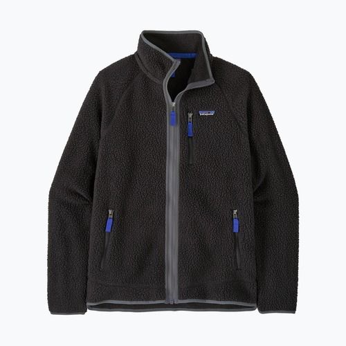 Férfi túrapulóver Patagonia Retro Pile fekete/kovácsszürke