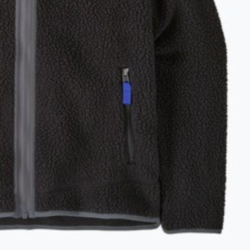 Férfi túrapulóver Patagonia Retro Pile fekete/kovácsszürke