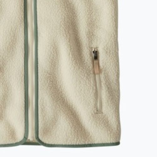 Női Patagonia Retro Pile mellény természetes színben, ellwood zölddel