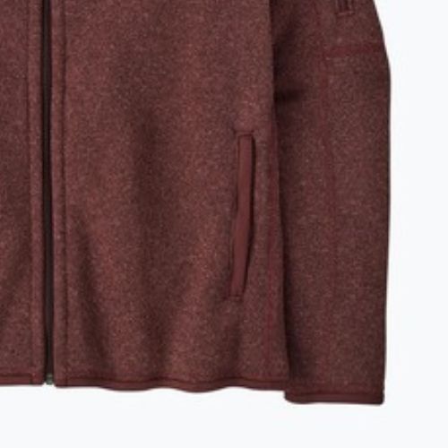Női Patagonia Better Sweater Fleece trekking pulóver sötét rubin színben