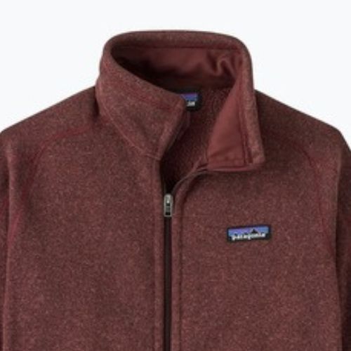 Női Patagonia Better Sweater Fleece trekking pulóver sötét rubin színben