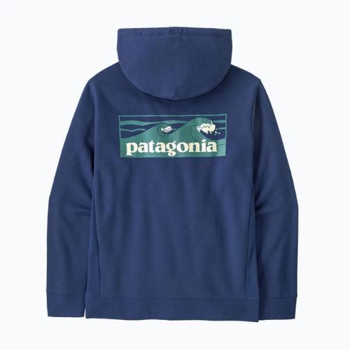 Férfi Patagonia Boardshort Logo Uprisal Hoody clement kék