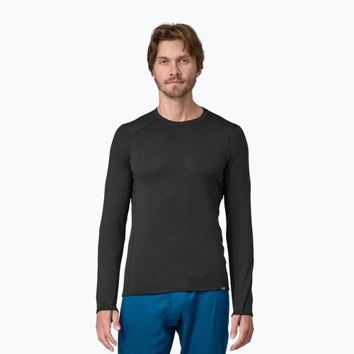 Férfi termoaktív felső Patagonia Cap Termal Weight Crew fekete